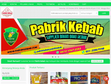 Tablet Screenshot of pabrikkebab.com